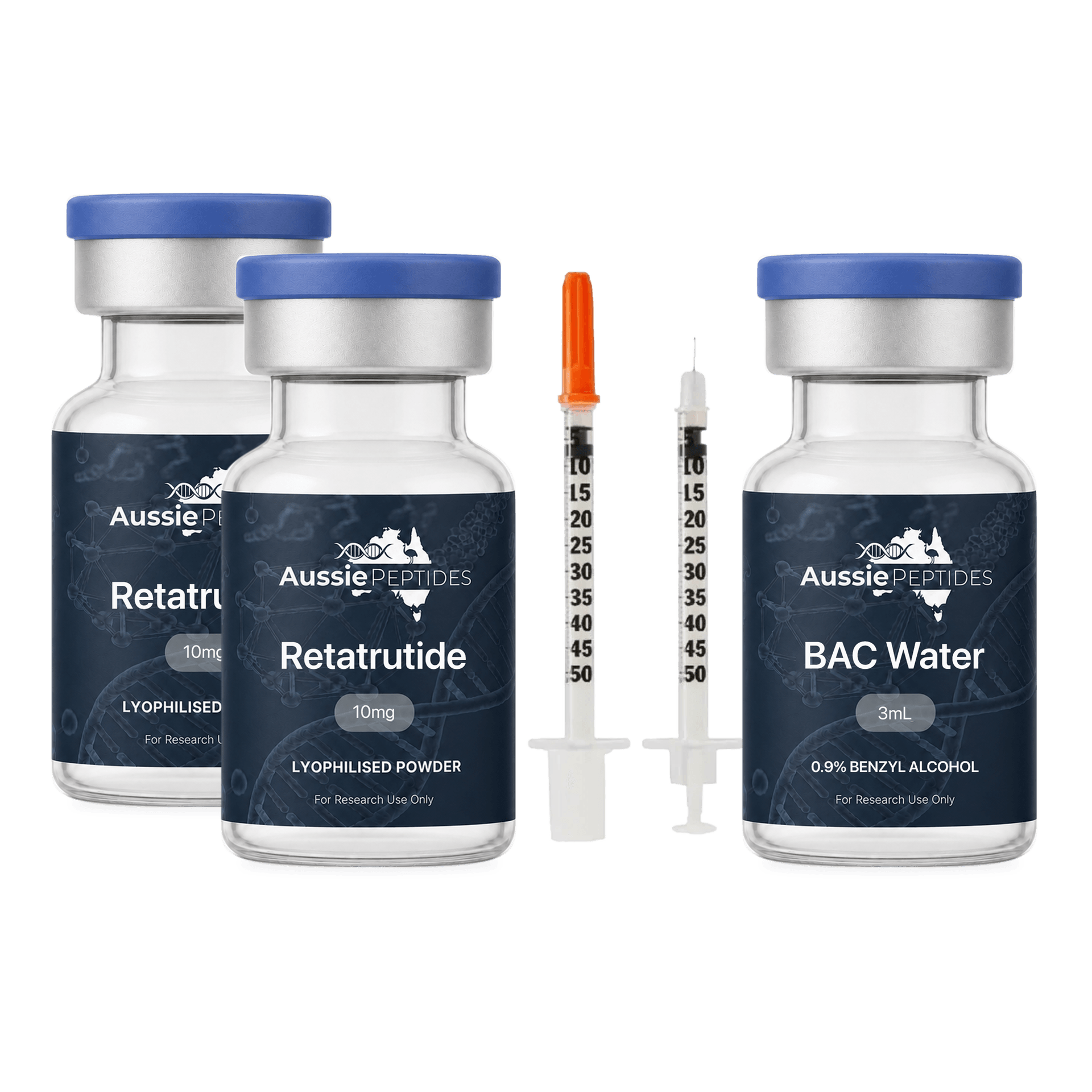 Retatrutide Starter Kit (Bundle) Peptide Vial - Buy Online Australia